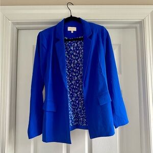 Skies Are Blue Cobalt Blue Women's Blazer Size XS